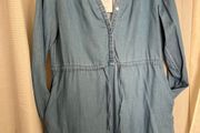 New Villa Denim Dress With Pockets
