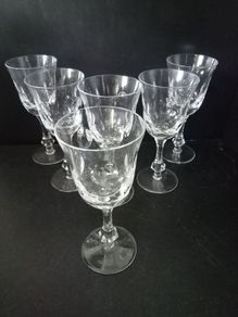High quality similar to Waterford 24% lead crystal wine glasses