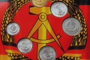 East Germany DDR original vintage coins set