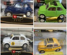 Fiat 500 L 1968 1/16 Lot of Four