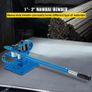 Manual Bender YP-9 Soild Round Square Bar Metal Bender with 7 Bending Dies, Metal Rod Bar Bender Bending Tool for Construction Site Auto Repair Image 3
