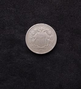 United States : 1868 Shield Nickel