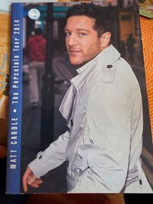 Matt Cardle Tour programme 2014