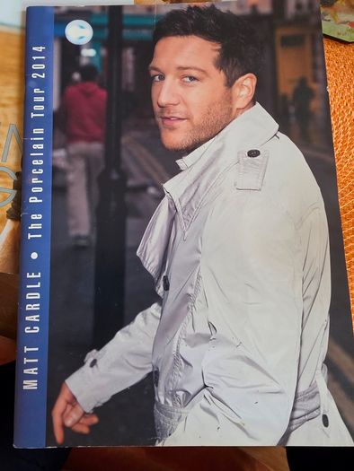 Matt Cardle Tour programme 2014