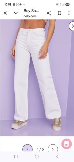 samsoe & samsoe new white jeans