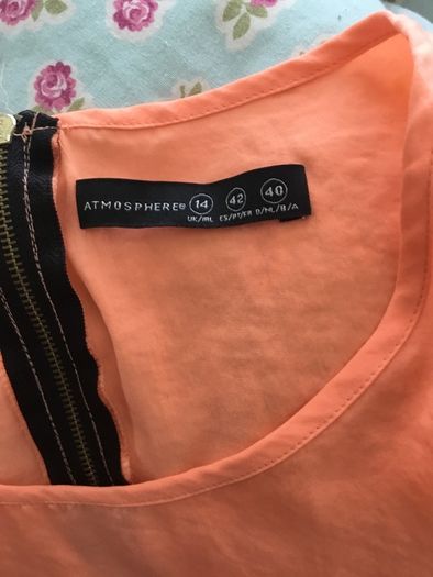 Peach top size 14