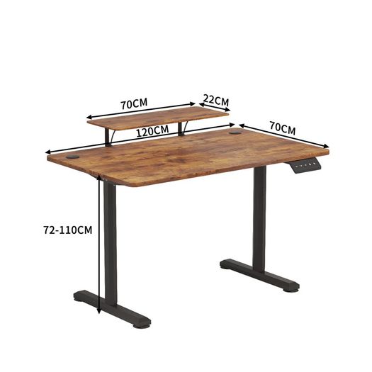 New & Unopened Electric Standing Desk With Monitor Stand & Memory Smart Pannel