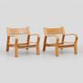 Mid century HANS J. WEGNER. A pair of GE-671 armchairs , Getama Image 6
