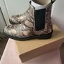 boot Bnwt snakeskin effect ankle boots size 39 bellucci brand rubber soled Image 8