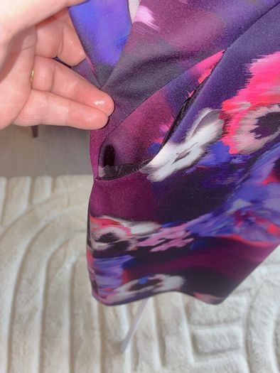Ladies Purple and Pink Midi Dress by Nissa