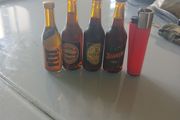 miniature alcohol bottles