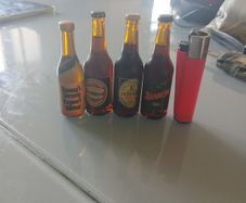 miniature alcohol bottles