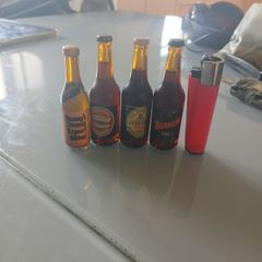 miniature alcohol bottles