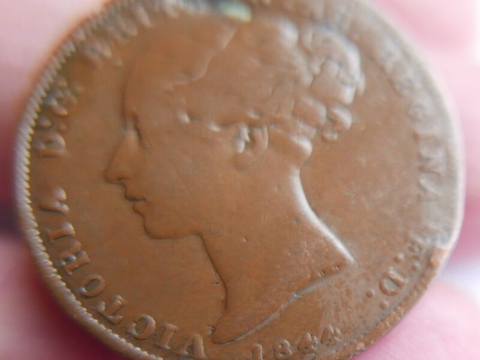 1844 Jersey One Twenty-Sixth 1/26 Shilling Coin