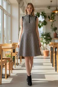 Grey Karen Millen Dress Size 16