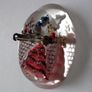 BROOCH - 40s - 50s - Reverse Carved Lucite Image 3