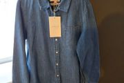 Sezane denim shirt M BNWT