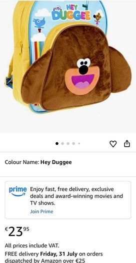 Hey Duggy backpack