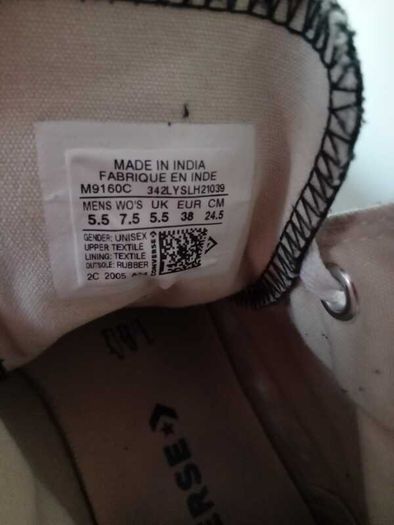 Converse UK 5.5
