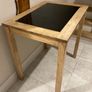 High table, marble and wood Image 2
