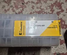 8 packs of Kennametal lathe tungsten carbide tips and tip holder