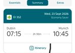 flight (Dublin - Munich)