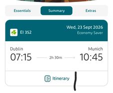 flight (Dublin - Munich)