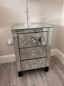Bedside lockers x 2