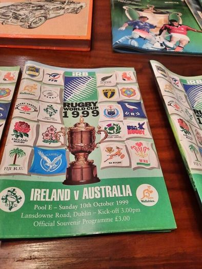 1999 Rugby World Cup programmes bundle (8)