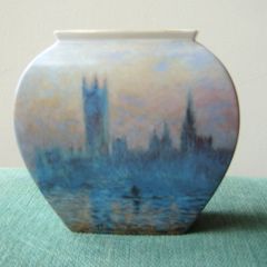 Goebel Vase featuring Monet Painting
