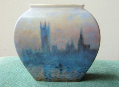 Goebel Vase featuring Monet Painting