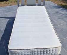 Beautiful Grey Wooden Single Bed Frame - Can Deliver