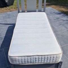 Beautiful Grey Wooden Single Bed Frame - Can Deliver