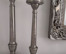 Meadows & Byrnes pillar candle holders