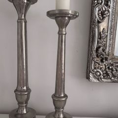 Meadows & Byrnes pillar candle holders