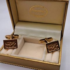 Vintage 9ct gold cufflinks