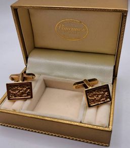 Vintage 9ct gold cufflinks