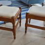 Small wooden stools x2 Image 2