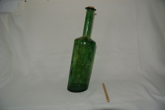 Very Large Leaning Bottle - Very Unusual & Rare