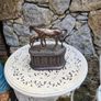 pewter horse an foul beautiful piece Image 4