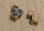 Vintage poker dice