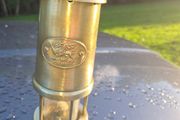 old Welsh brass miners lamp