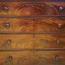 Victorian Flame Mahogany Chest of Drawers Image 4