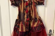 Womens Scary Clown Halloween Costume. Size M