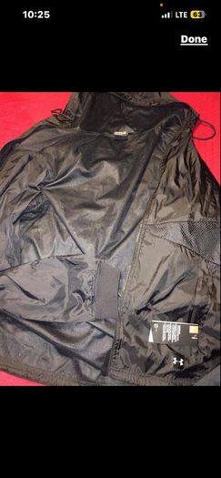 Under armour rain jacket Full Zip Men Hoodies and 1/3 zip Size xxl Brand new