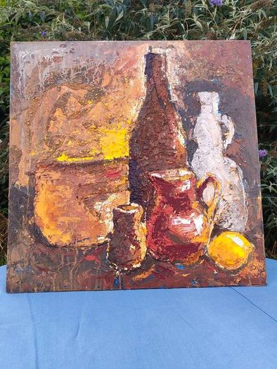 Large Impasto Still Life