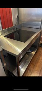 Stainless Table w Induction Hob