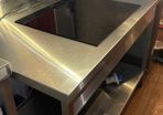 Stainless Table w Induction Hob