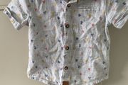 Shirt sleeve cacti pattern shirt