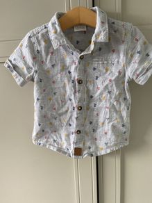 Shirt sleeve cacti pattern shirt